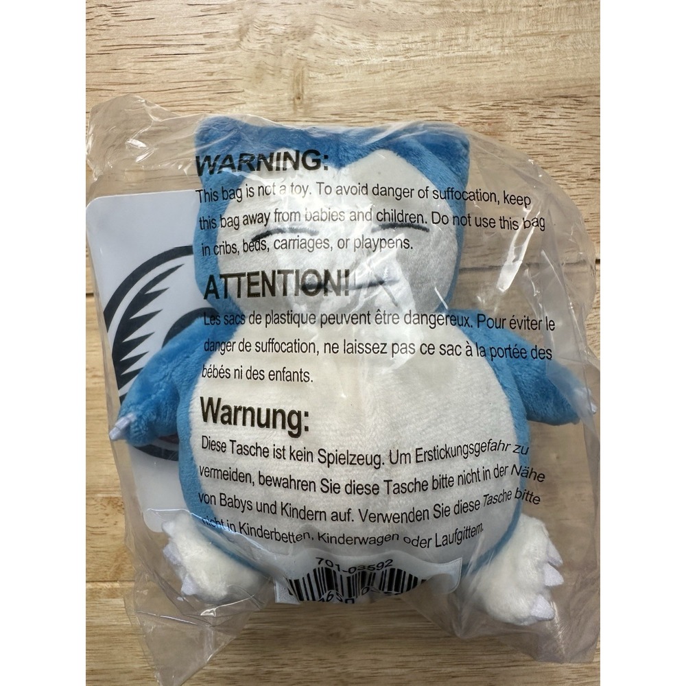 Pokémon Center Exclusive Snorlax Sitting Cuties Plush - 5" Brand New Sealed